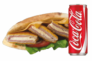 Menu sandwich cordon bleu