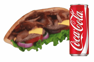 Menu sandwich kebab